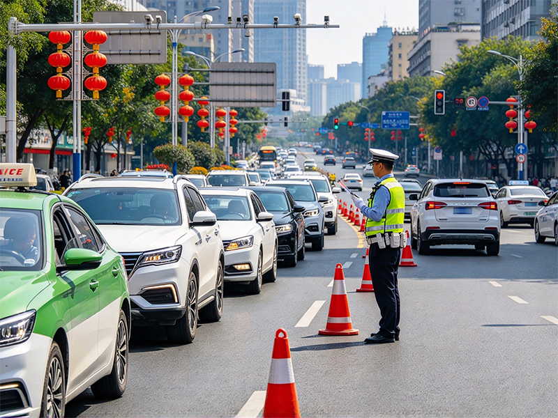 交警查酒驾