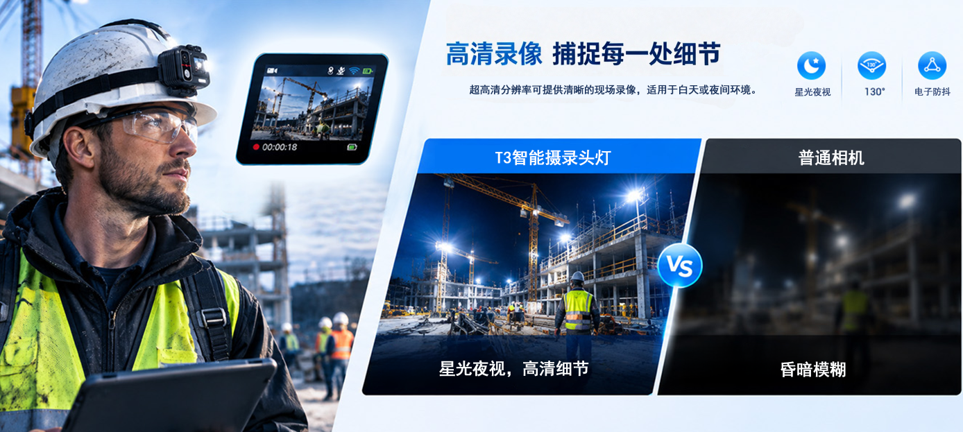 T3智能摄录头灯